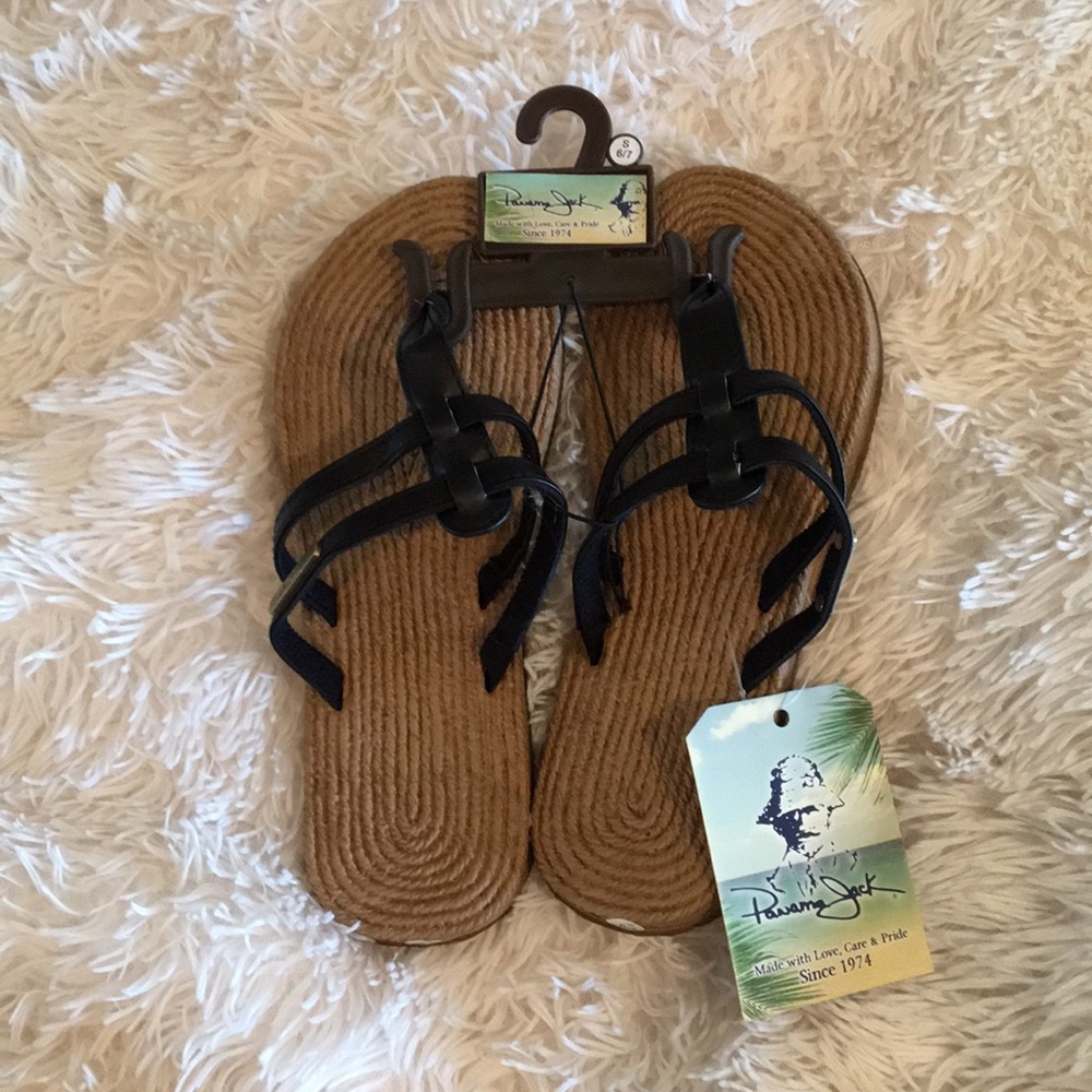 Panama Jack black sandals